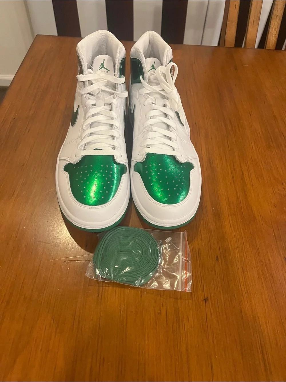 Nike Air Jordan 1 Golf Shoes Sneakers new white green DQ0660 130 Mens Size 10.5